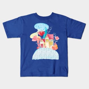 Little Daisy House Kids T-Shirt